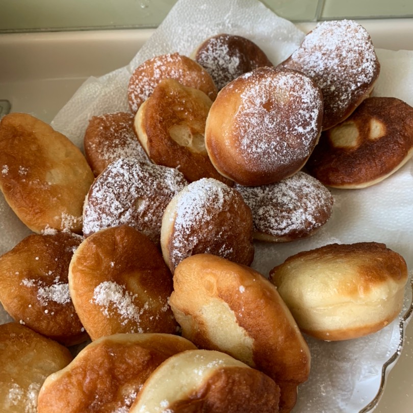 Пончики дрожжевые на молоке🥯