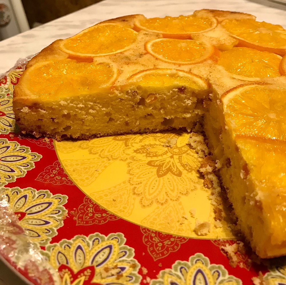 Ароматный апельсиновый пирог. Сладкая выпечка к чаю