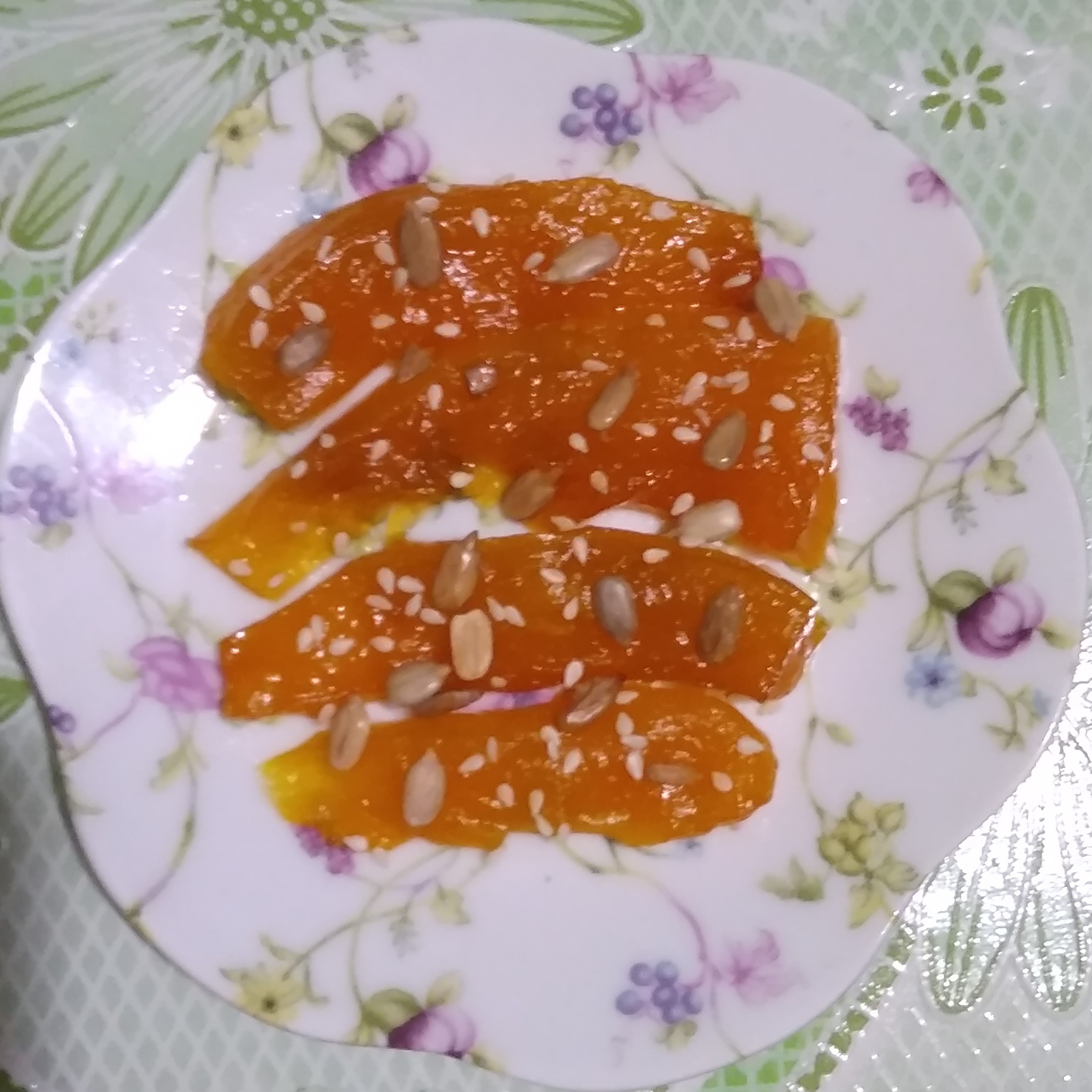 Турецкий десерт из запеченной тыквы