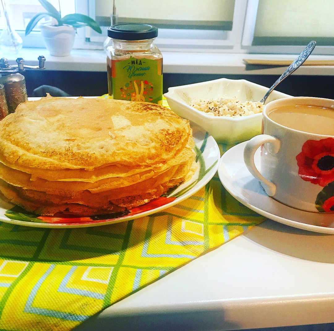 Очень вкусные блинчики🥞 на минеральной воде, без лишних затрат.🥞✌️😋