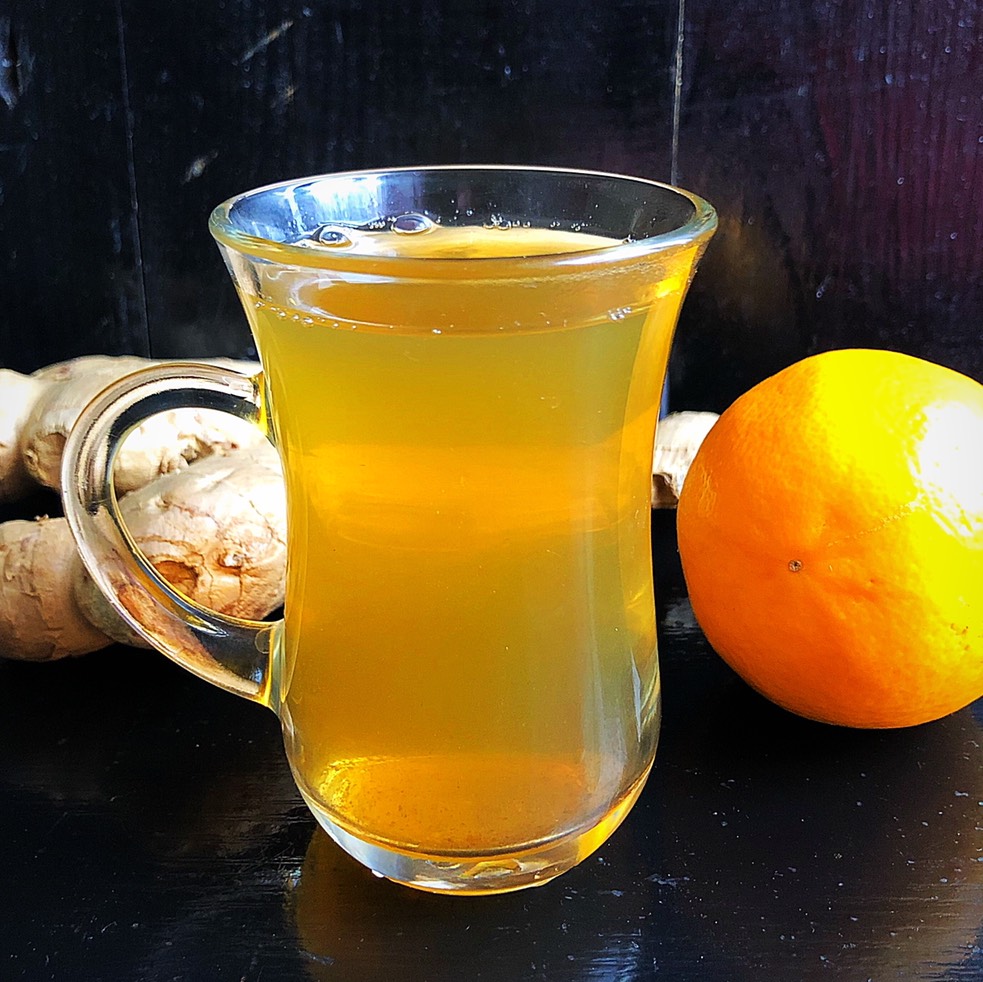 🍵  Чай с имбирем и лимоном для похудения и при простуде