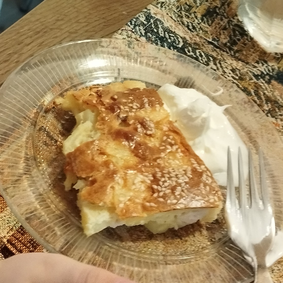 Быстрый заливной пирог с курицей и картофелем
