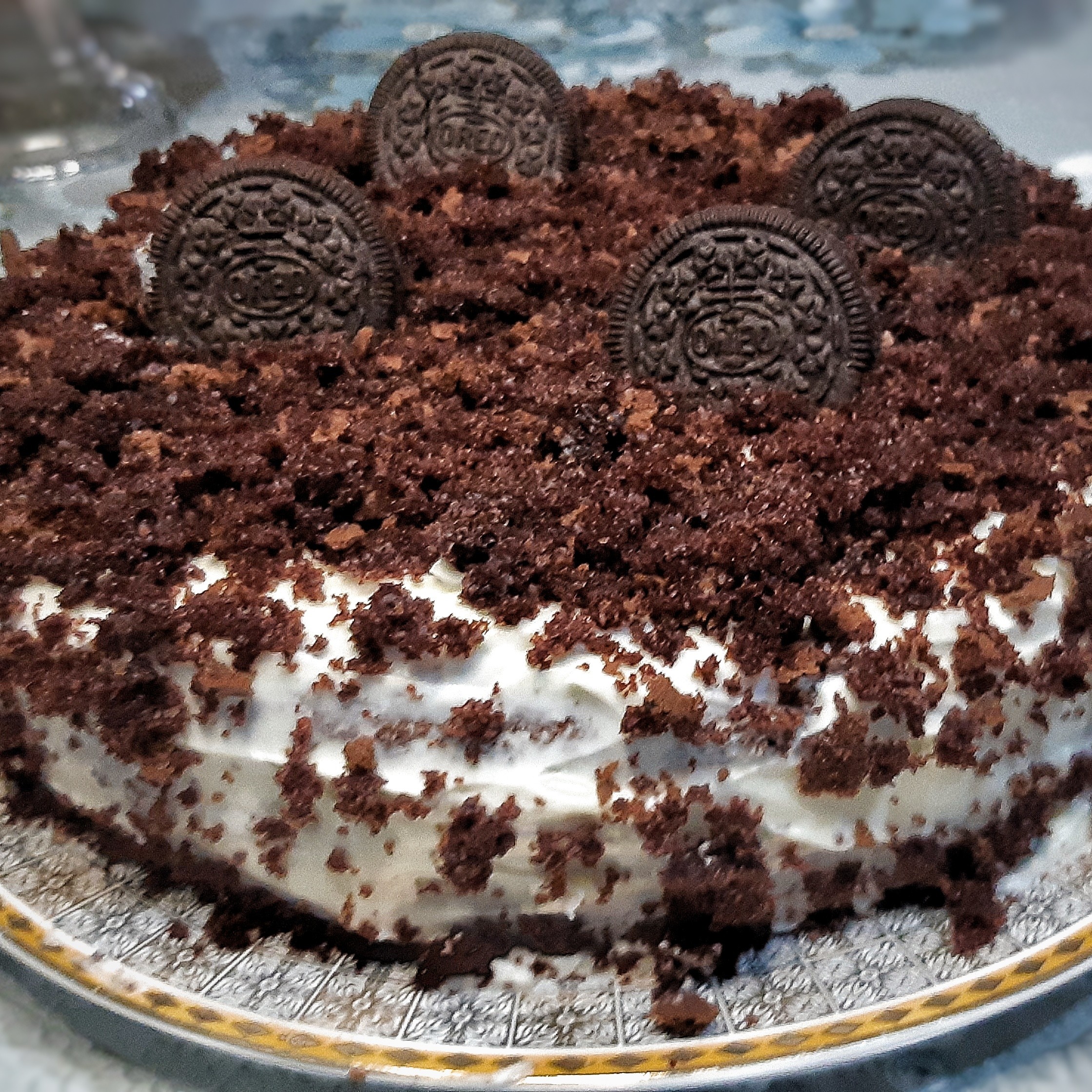 Шоколадный торт "Орео"