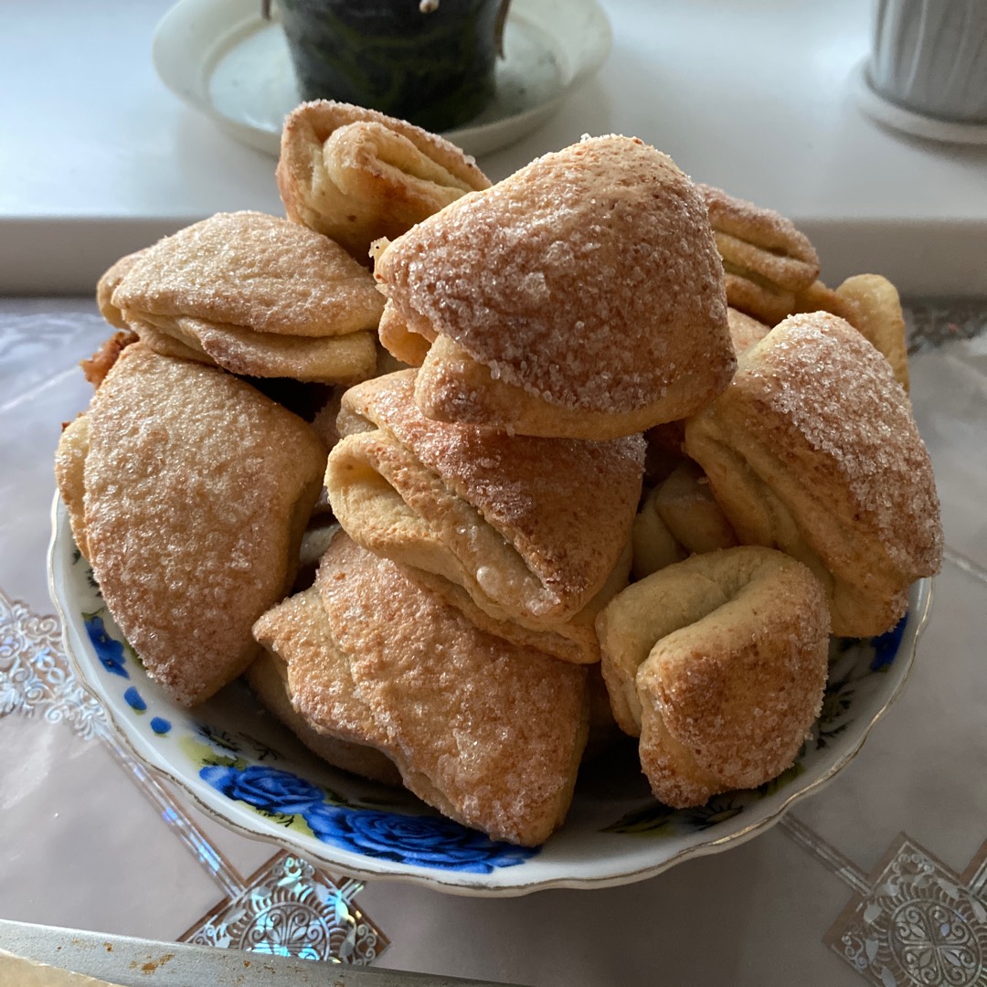 Печенье "Гусиные лапки" с творогом