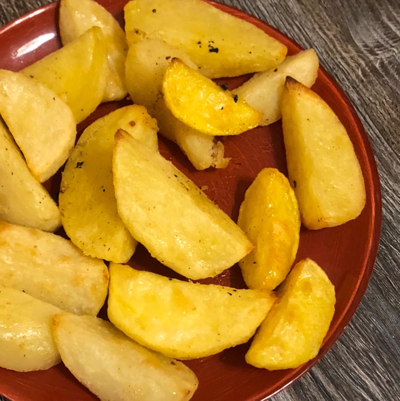 Запечённый картофель по-деревенски с секретом (веган)