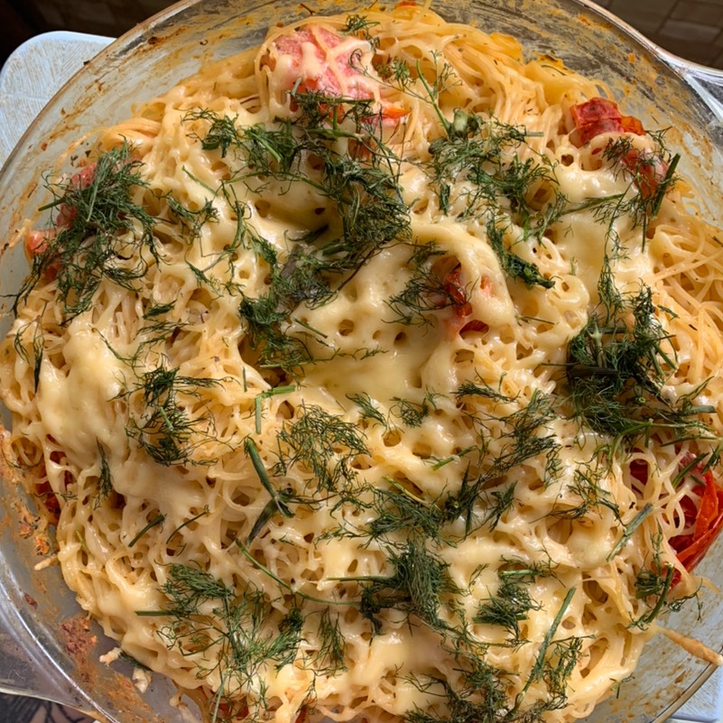 ТикТок паста или спагетти с сыром фета