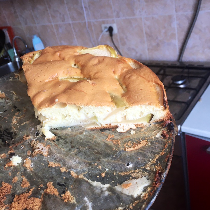 Шарлотка с яблоками рецепт в духовке 🍰