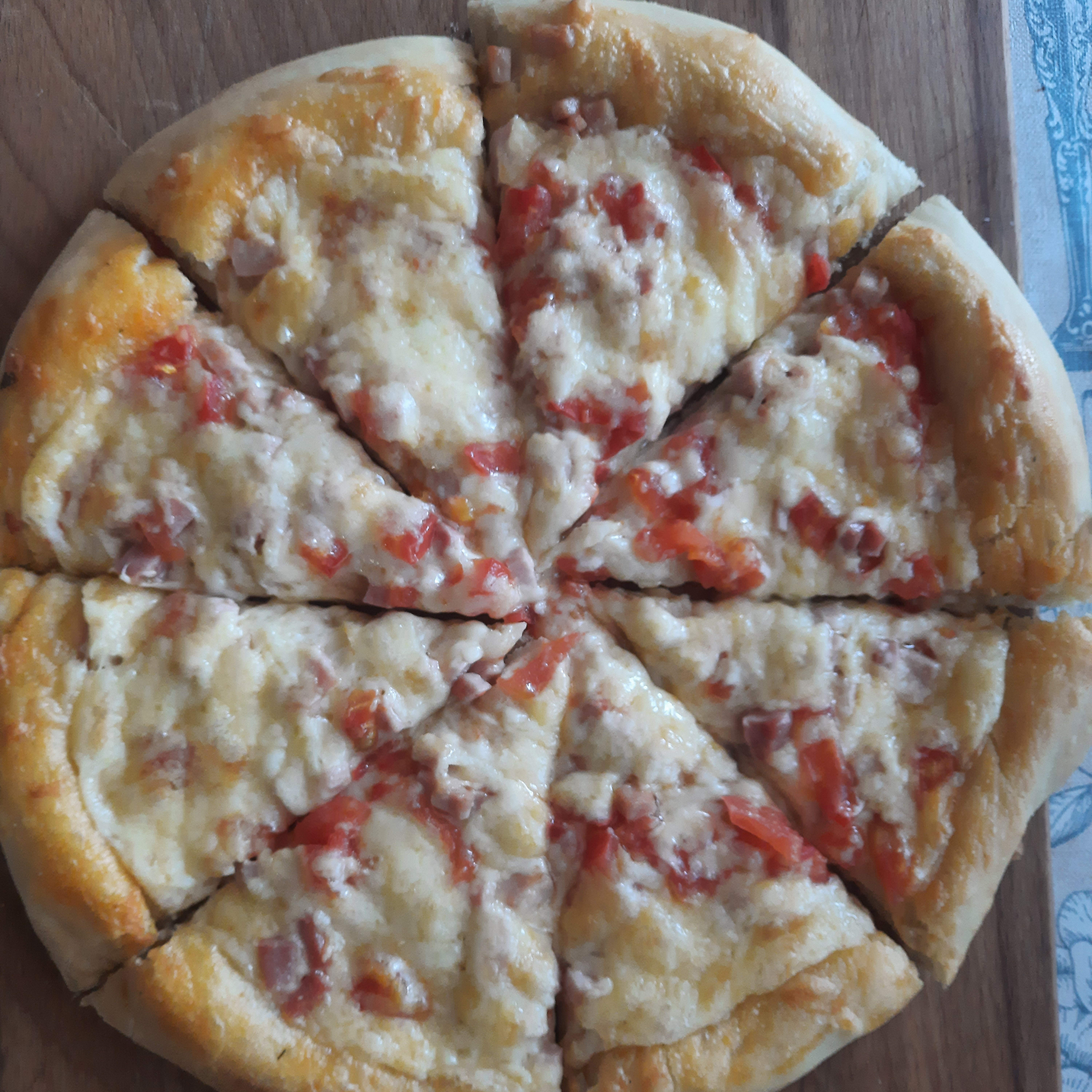 Тесто для пиццы, как в пиццерии, на молоке за 10 минут 🍕 #непп