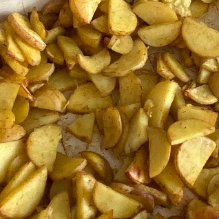 Запечённый картофель по-деревенски с секретом (веган)