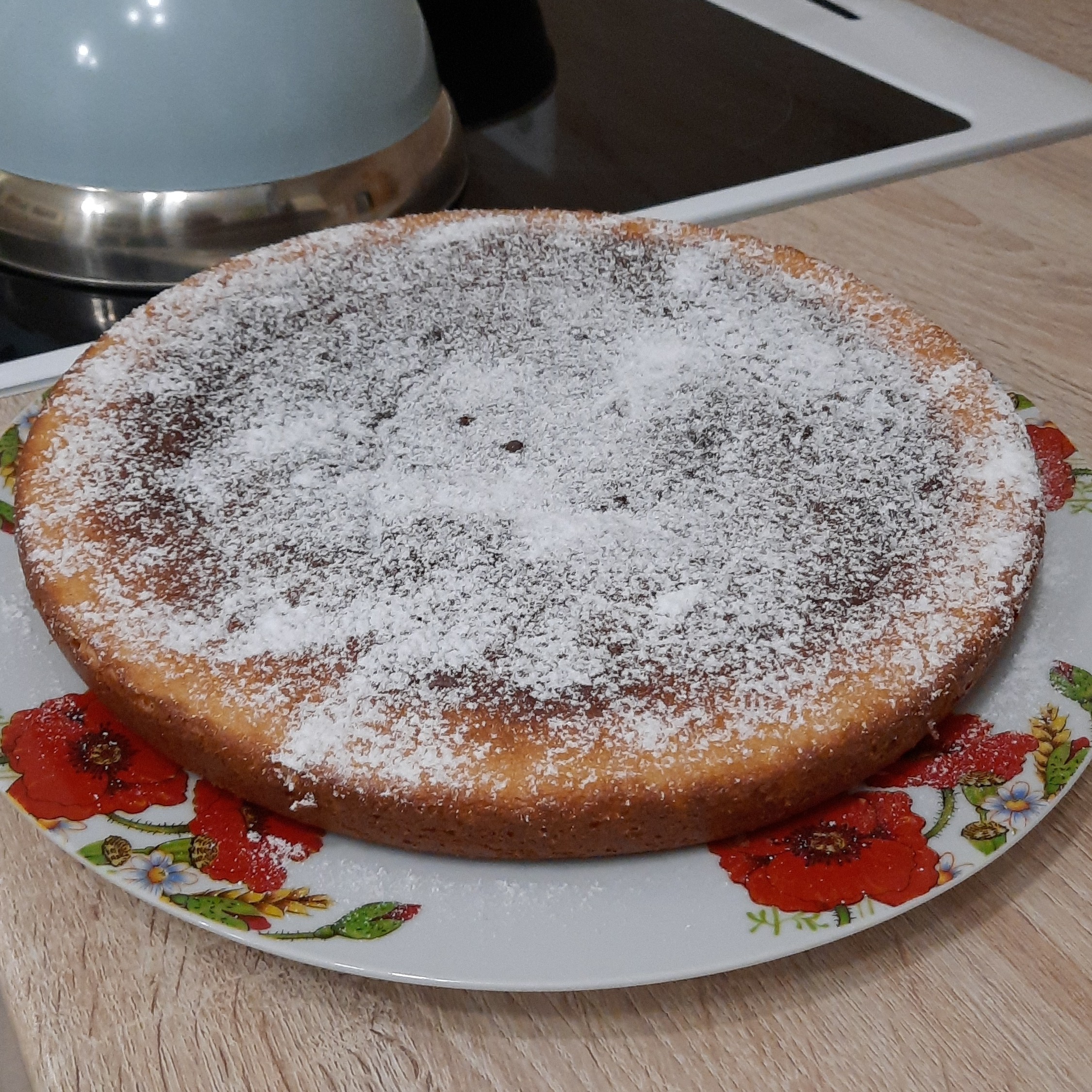 Творожная запеканка на кефире с манкой🥧