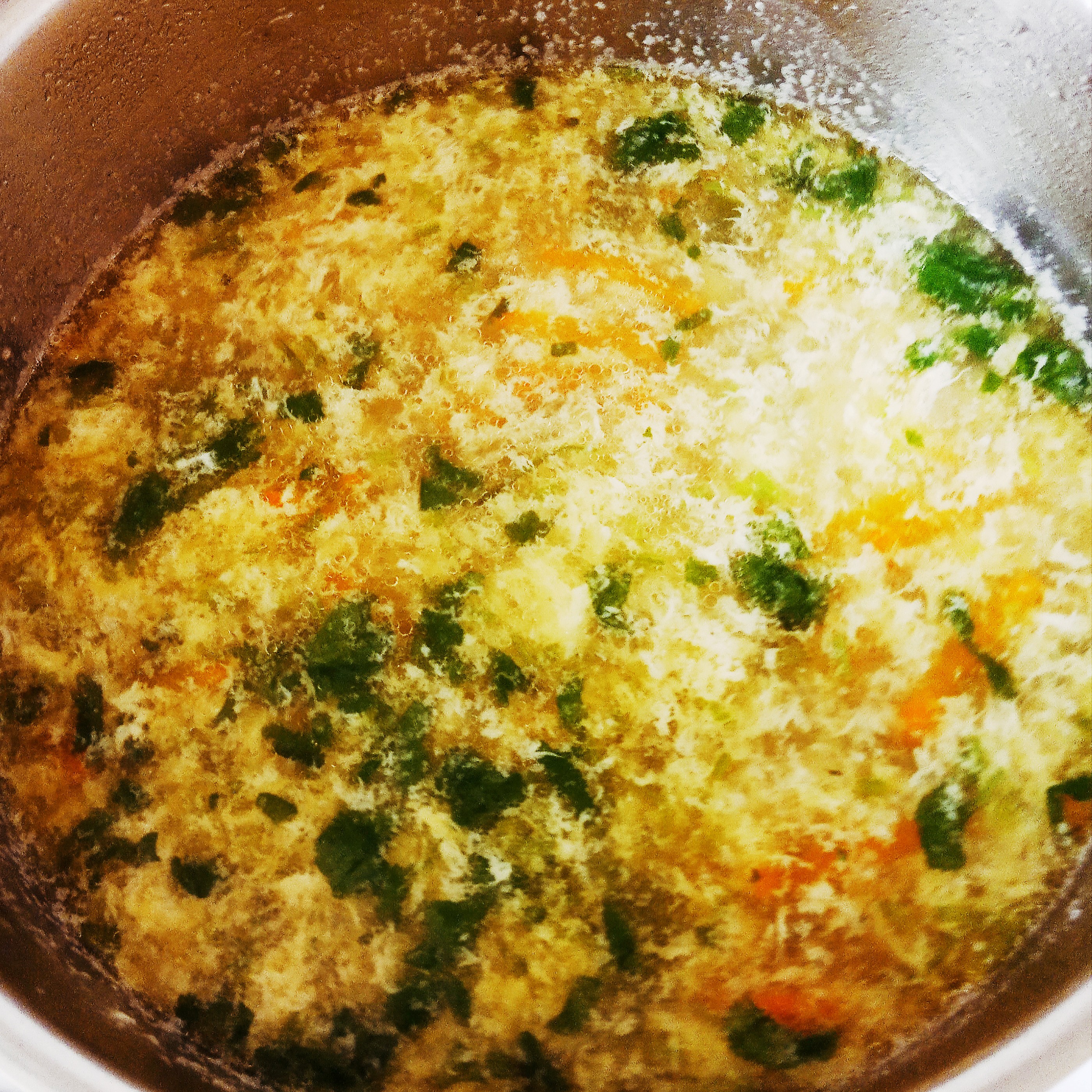 Суп со стручковой фасолью и яйцом.(ПП).на ужин