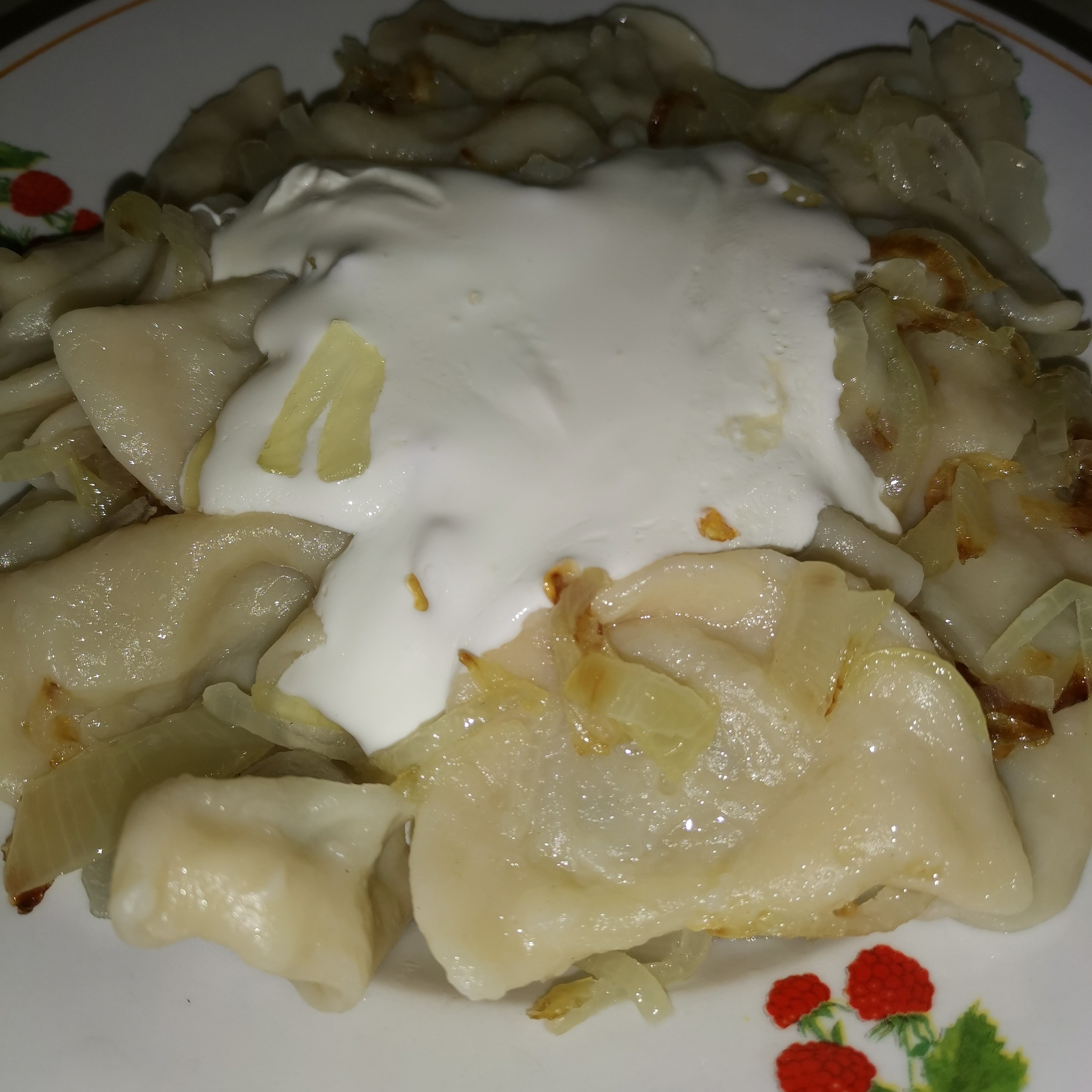 Вареники с сырой картошкой и фаршем