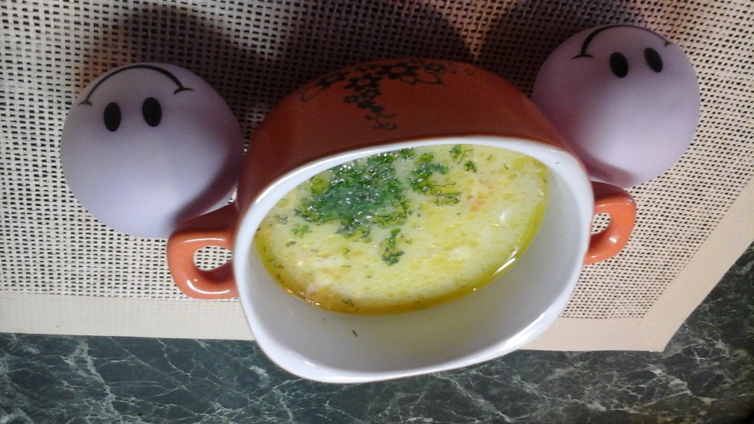 Сырный суп с беконом