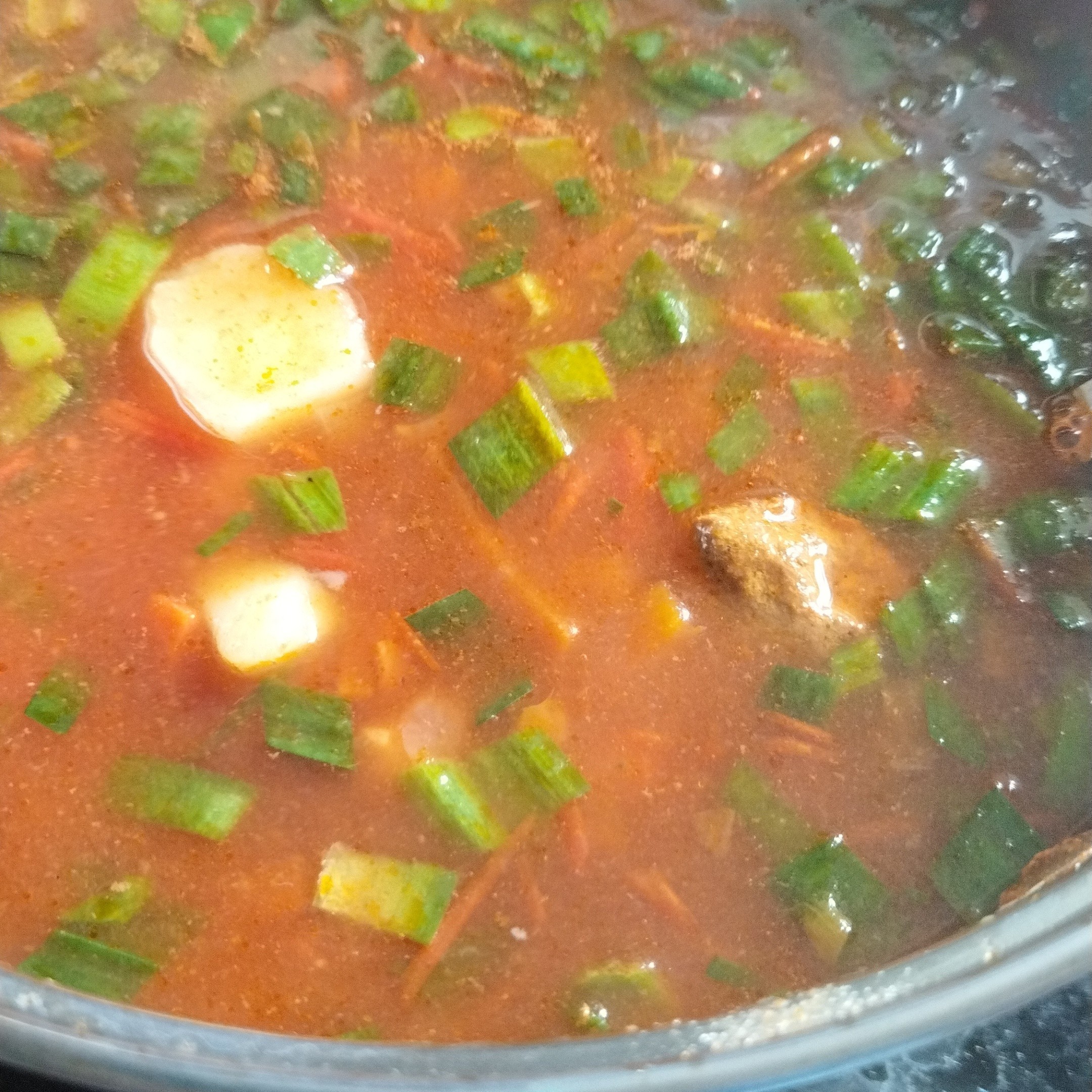 Ленивый томатный суп
