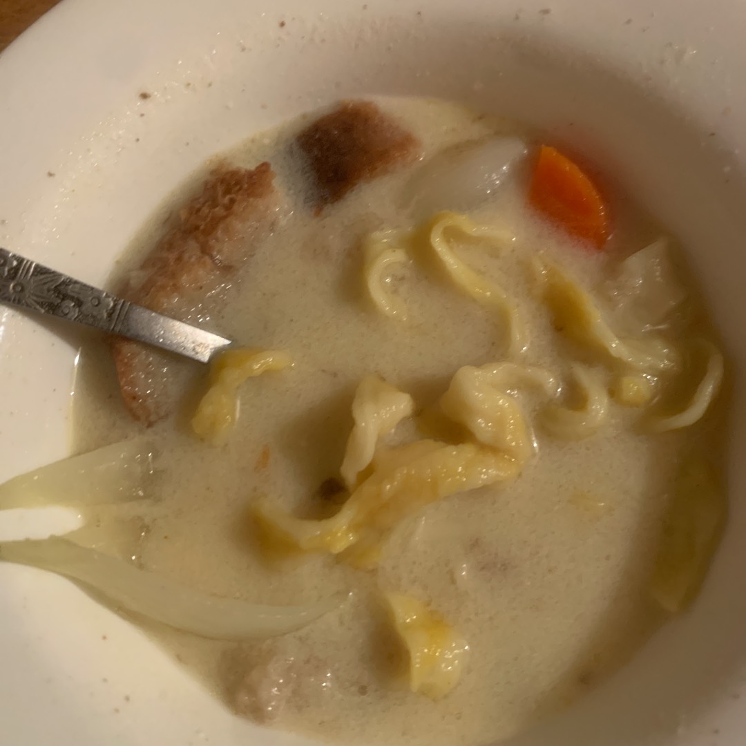 Куриный суп-домашняя лапша