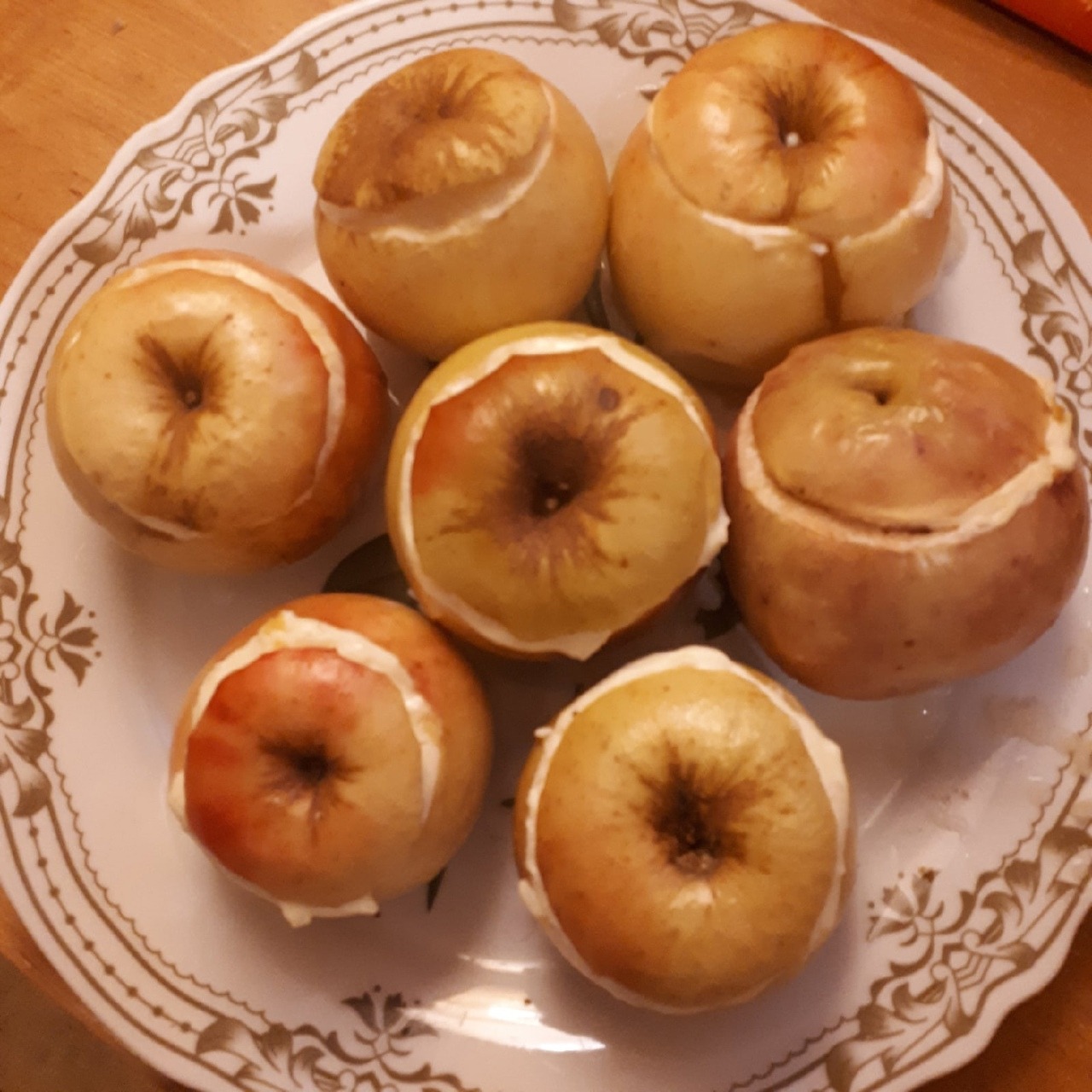 Печёные яблочки за 10 минут с творогом и корицей 🤪😍