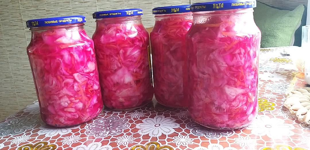 Капуста по-грузински со свеклой – очень вкусные рецепты маринованной капусты