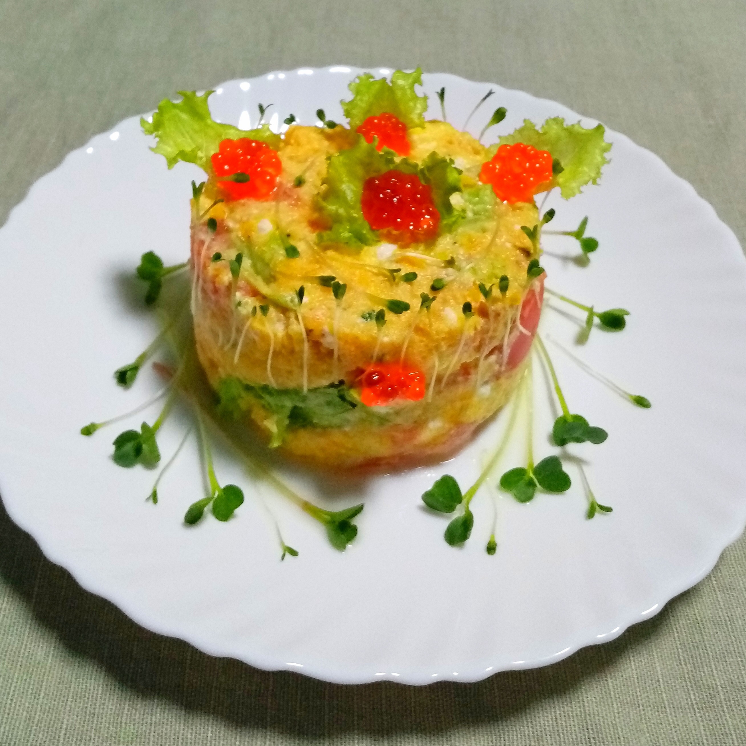 Тёплый салат с печёной тыквой и сыром сиртаки