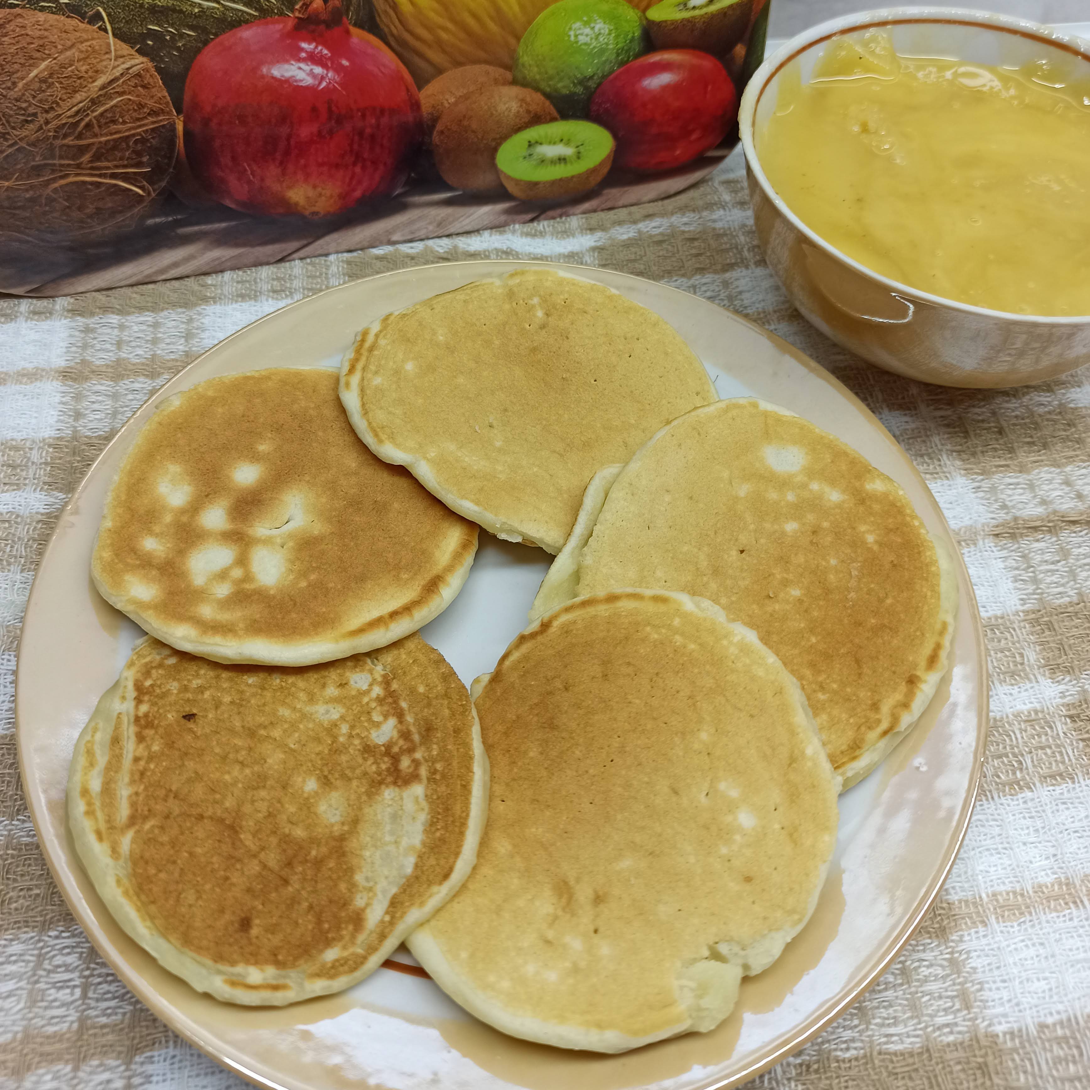 Панкейки на кефире🥞