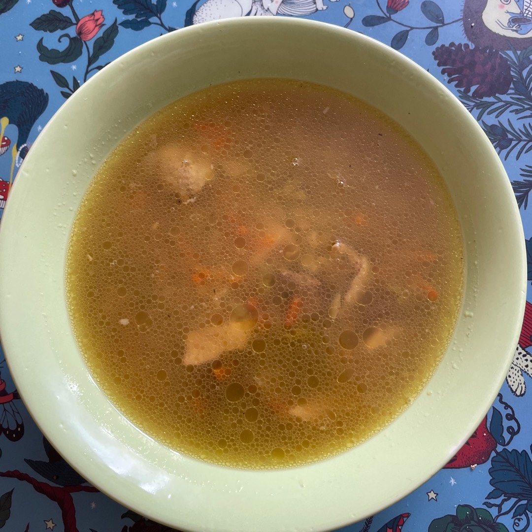 Гороховый суп с мясом курицы