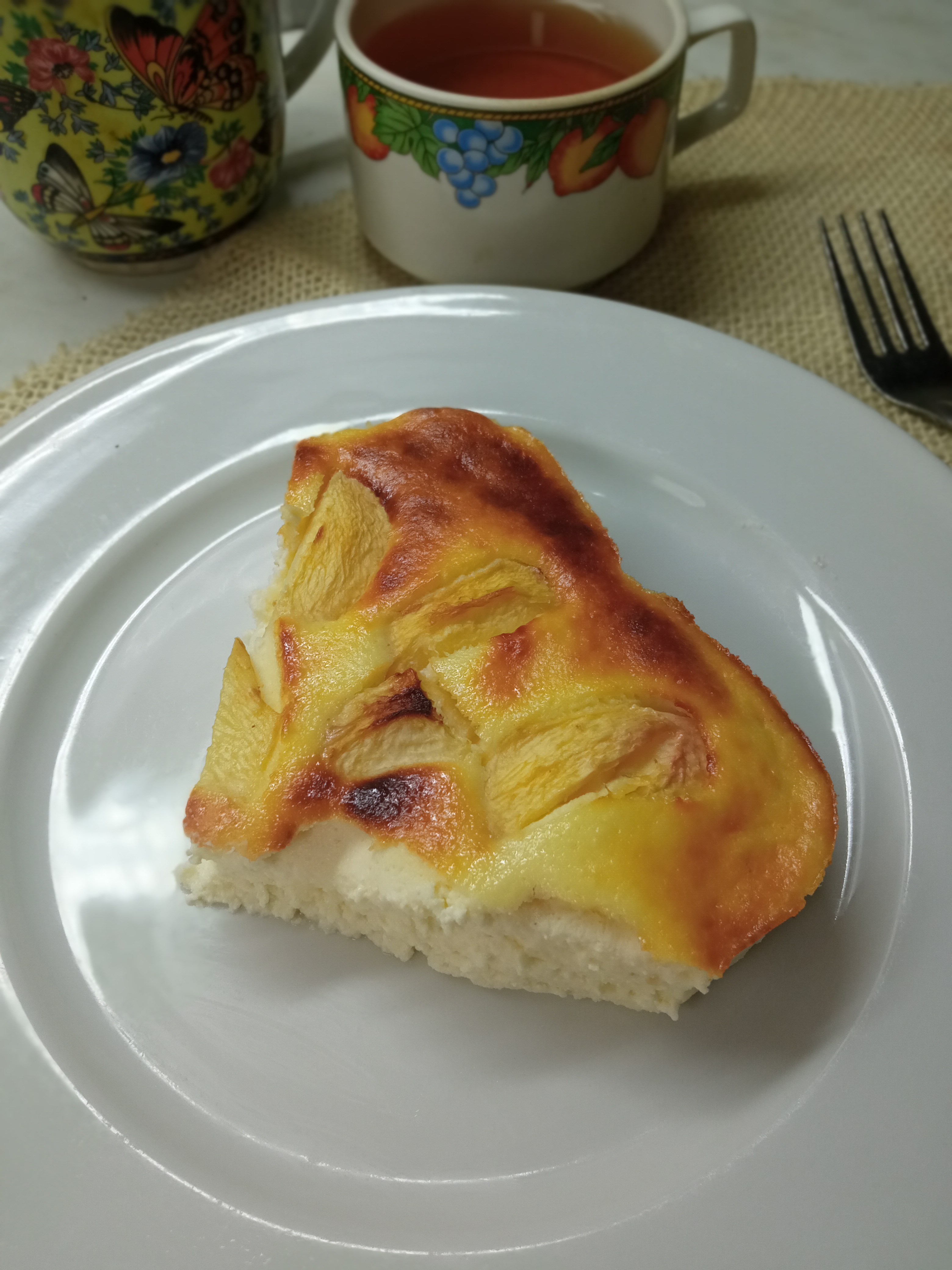 Запеканка творожная с абрикосами
