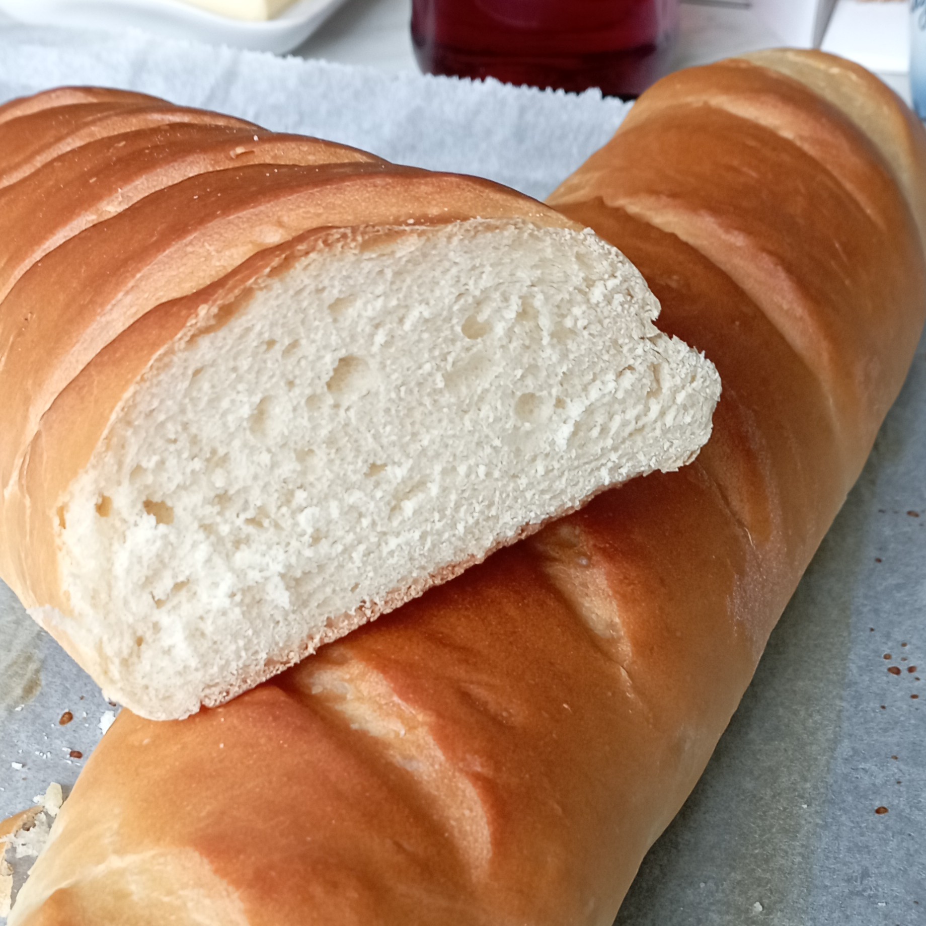 Домашний хлеб, батоны! Супер рецепт! Вкусно, просто и бюджетно!