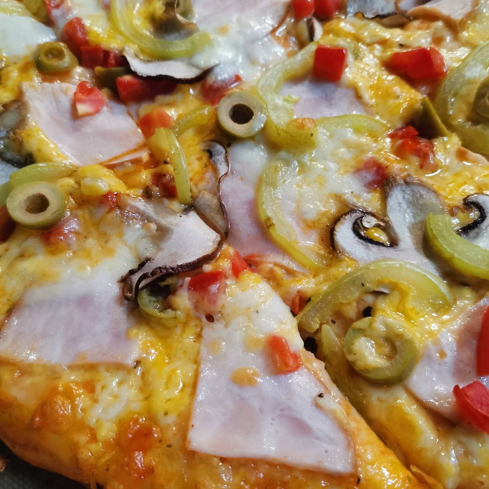 🍕 Пицца домашняя на слоёном тесте😋