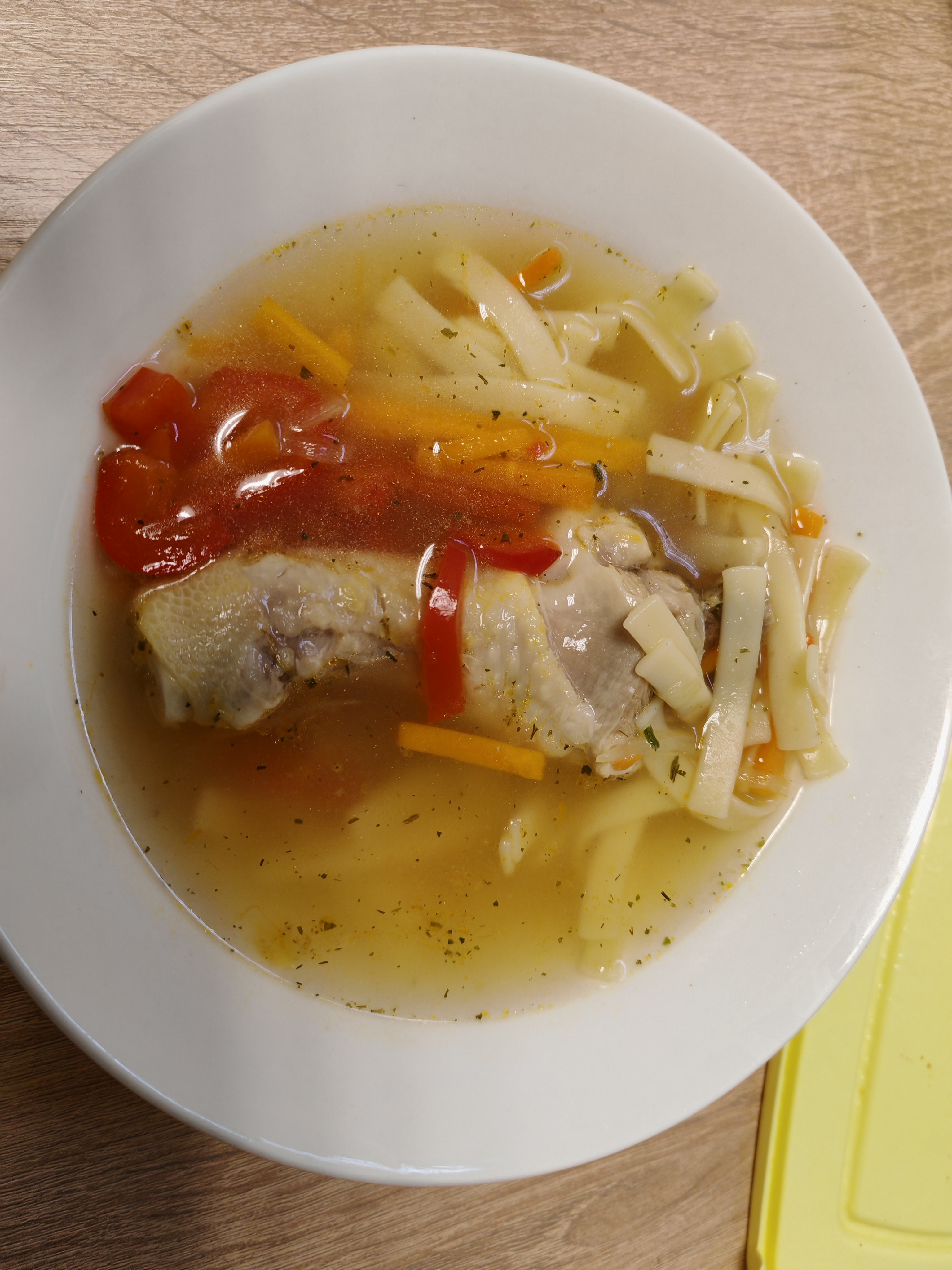 Узбекский куриный суп Угра-ош
