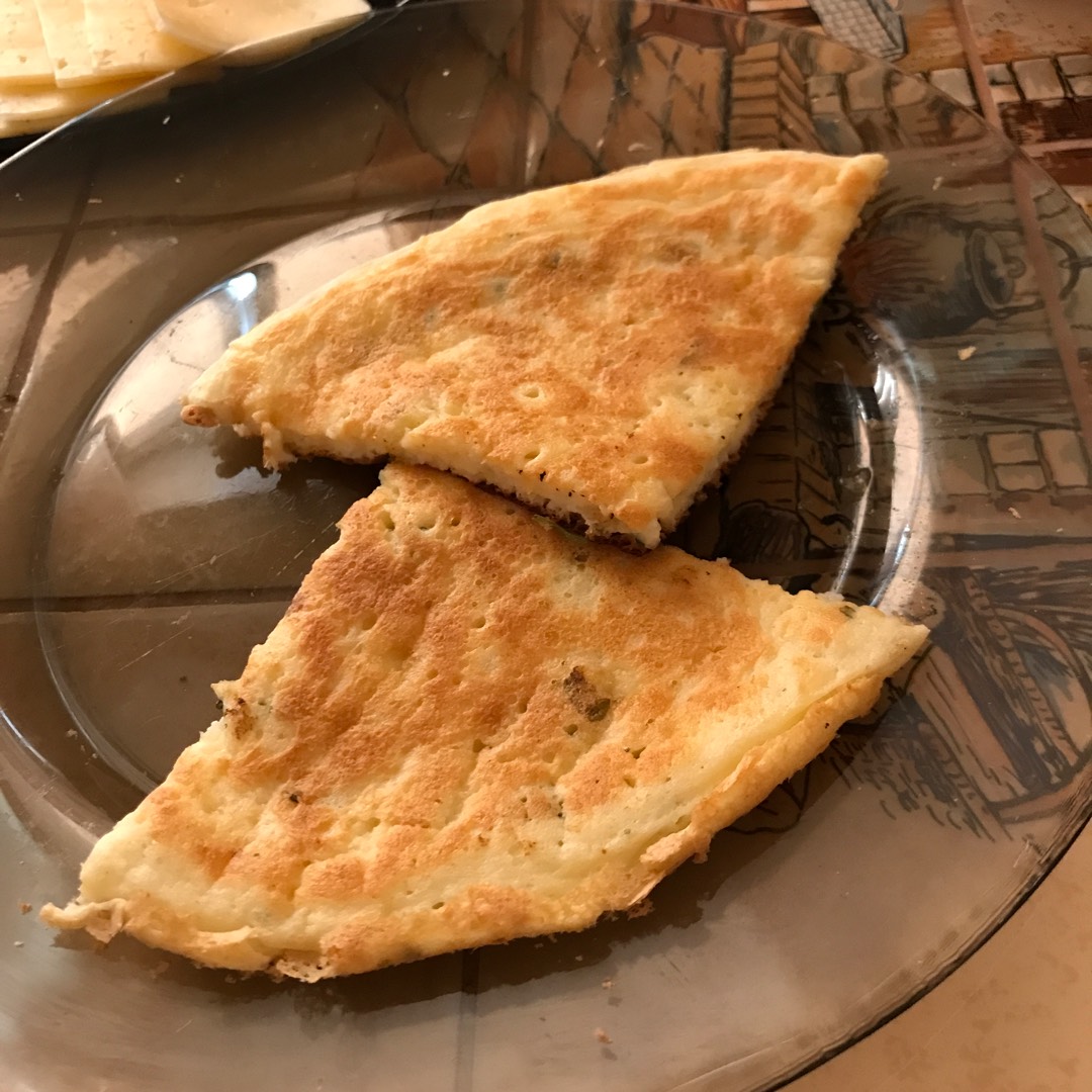 ПП-завтрак: сырная лепёшка