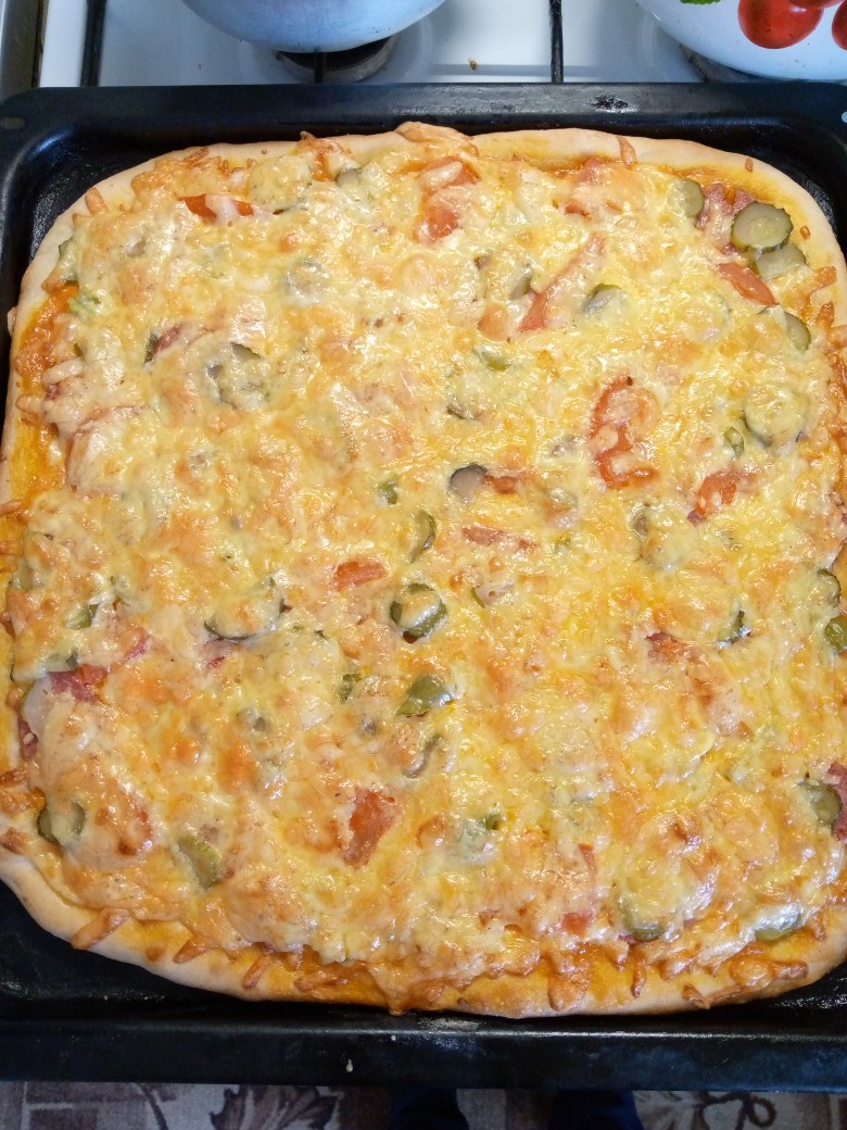 Постное тесто для пиццы, пирогов и булочек