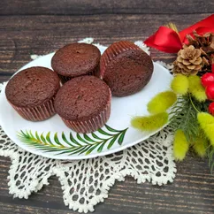 Шоколадные кексы на кефире