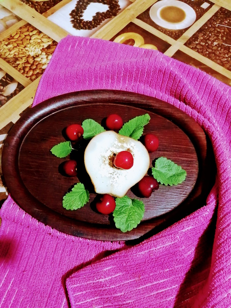 🍐 Десерт грушевый с творогом, запечённый в духовке"Ласковыймай"