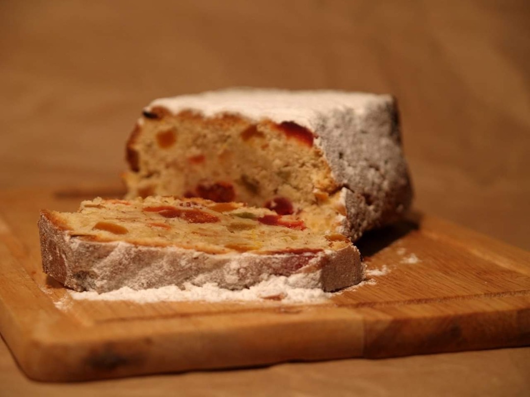 Рождественский штоллен (творожный)