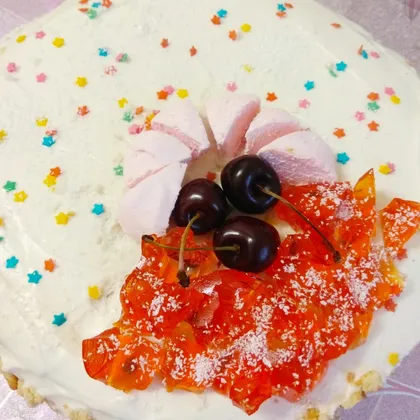 Бисквитный торт с кремом 'Монте'