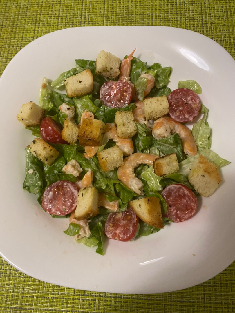 Цезарь с креветками