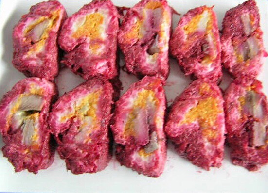 Салат- рулет «Селёдка под шубой»