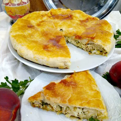 Кοτόπιτα (Котопита)-греческий пирог с курицей и сыром