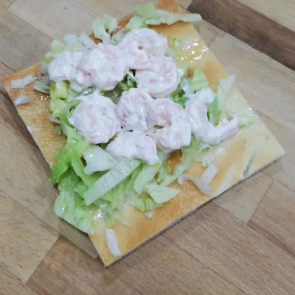 Пицца 🍕 с креветками 🦐🦐🦐