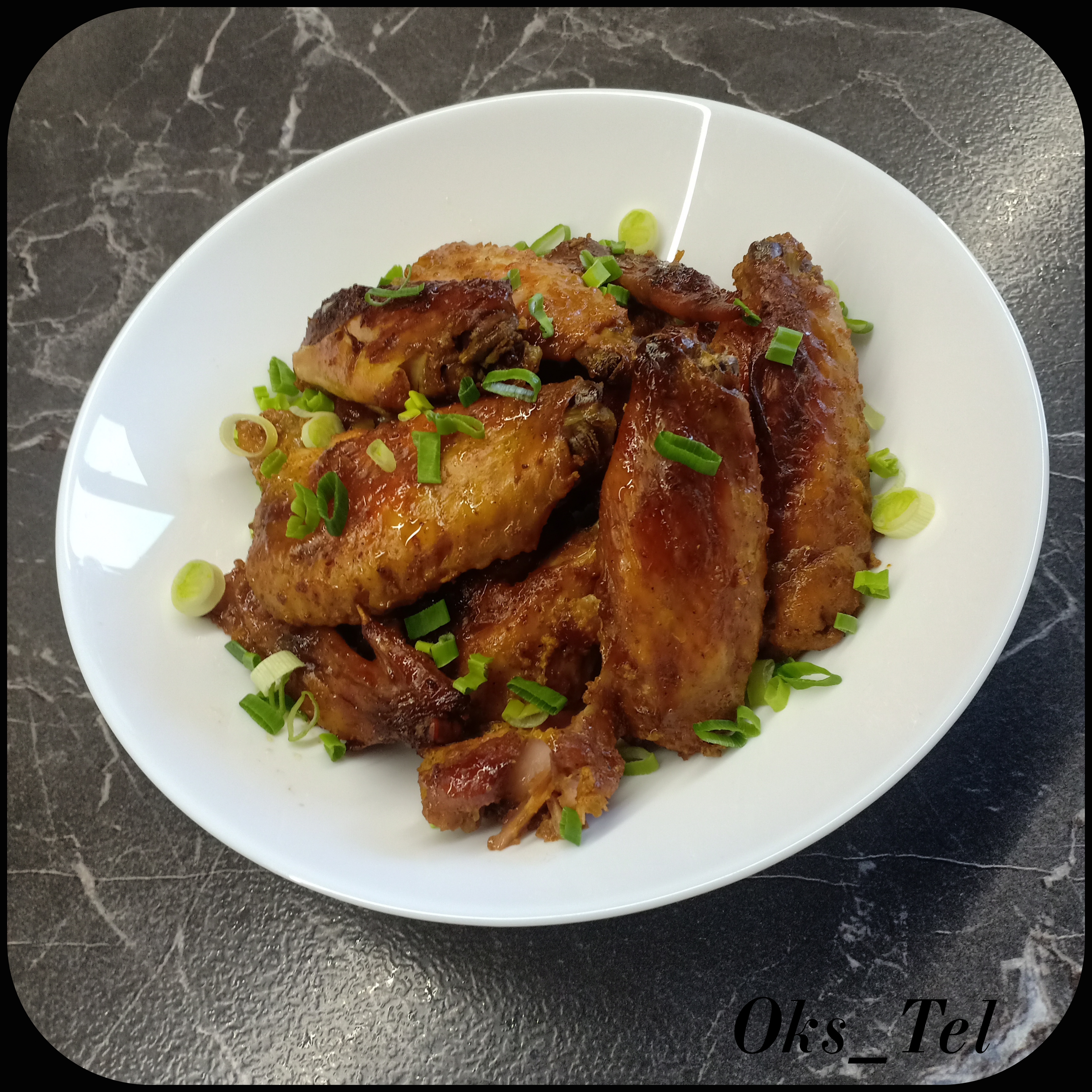 Куриные крылышки в сметанном маринаде