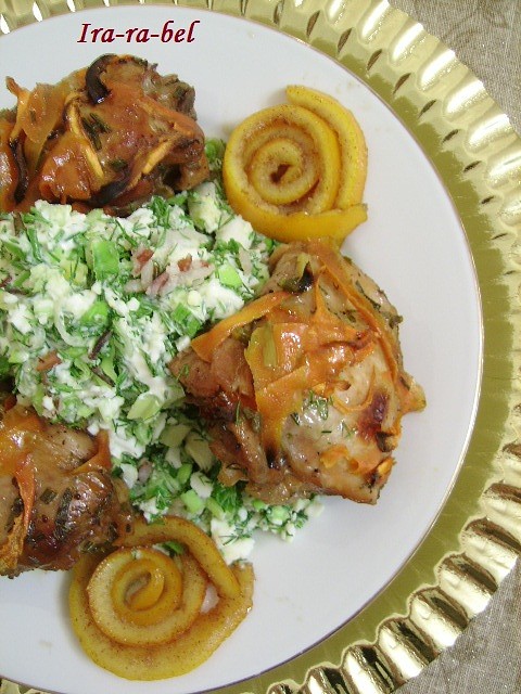 Куриные бедра пикантные