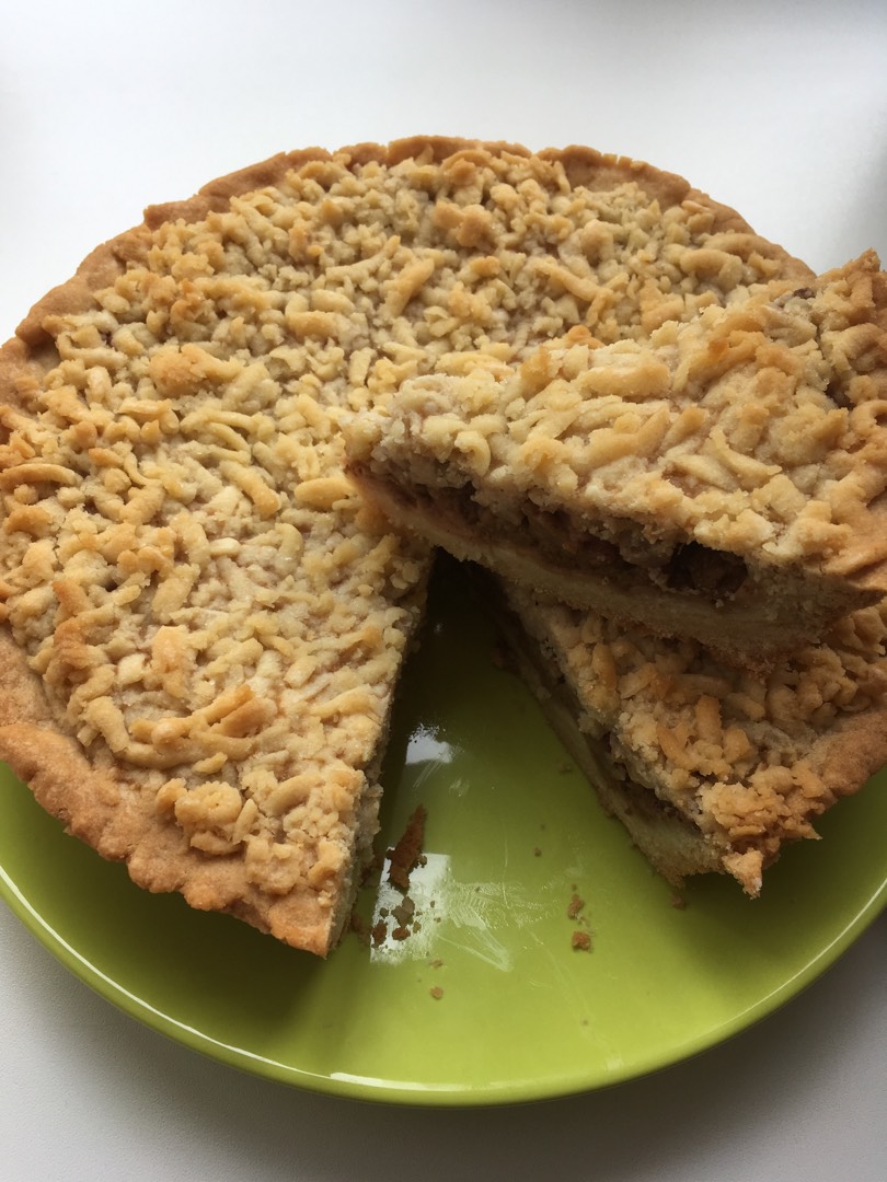 Кудрявый пирог с вареньем из песочного теста - пошаговый рецепт с фото на Готовим дома