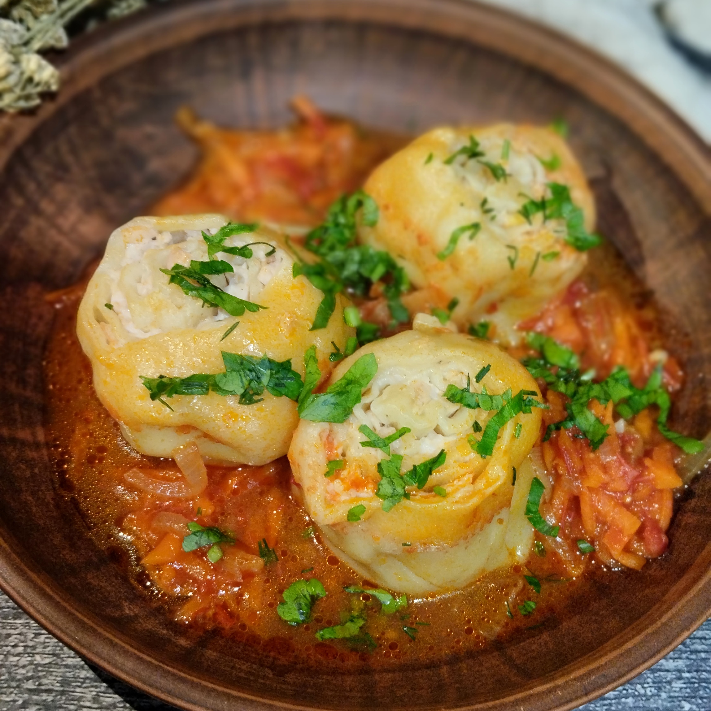 Штрули с фаршем