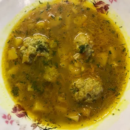 Рыбный суп с фрикадельками