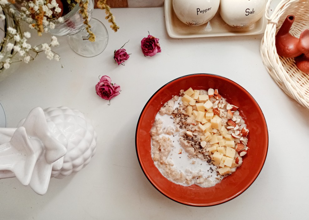 Овсяная каша на кокосовом молоке 🥥