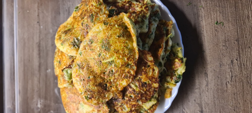 Оладьи из цукини с сыром