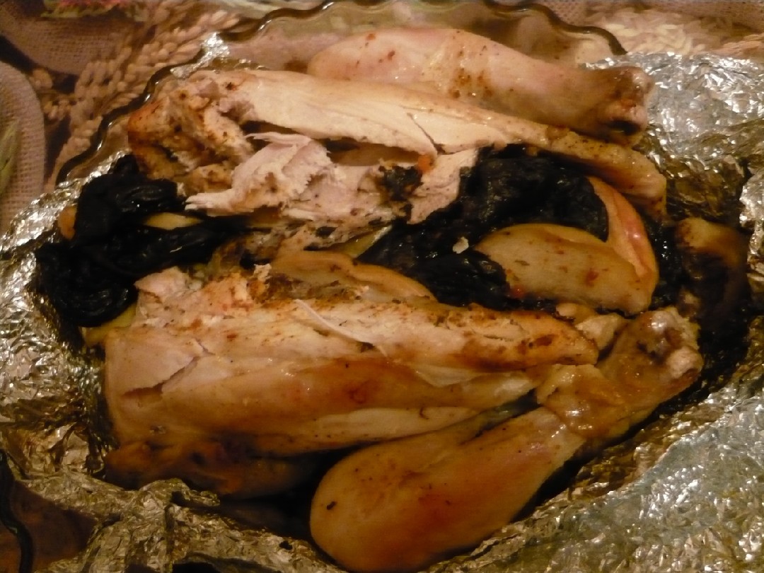 Курица с черносливом в духовке - рецепт автора Татьяна Бурблис