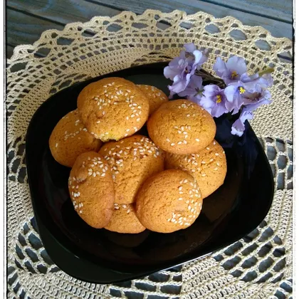 Кукурузное печенье с мармеладом