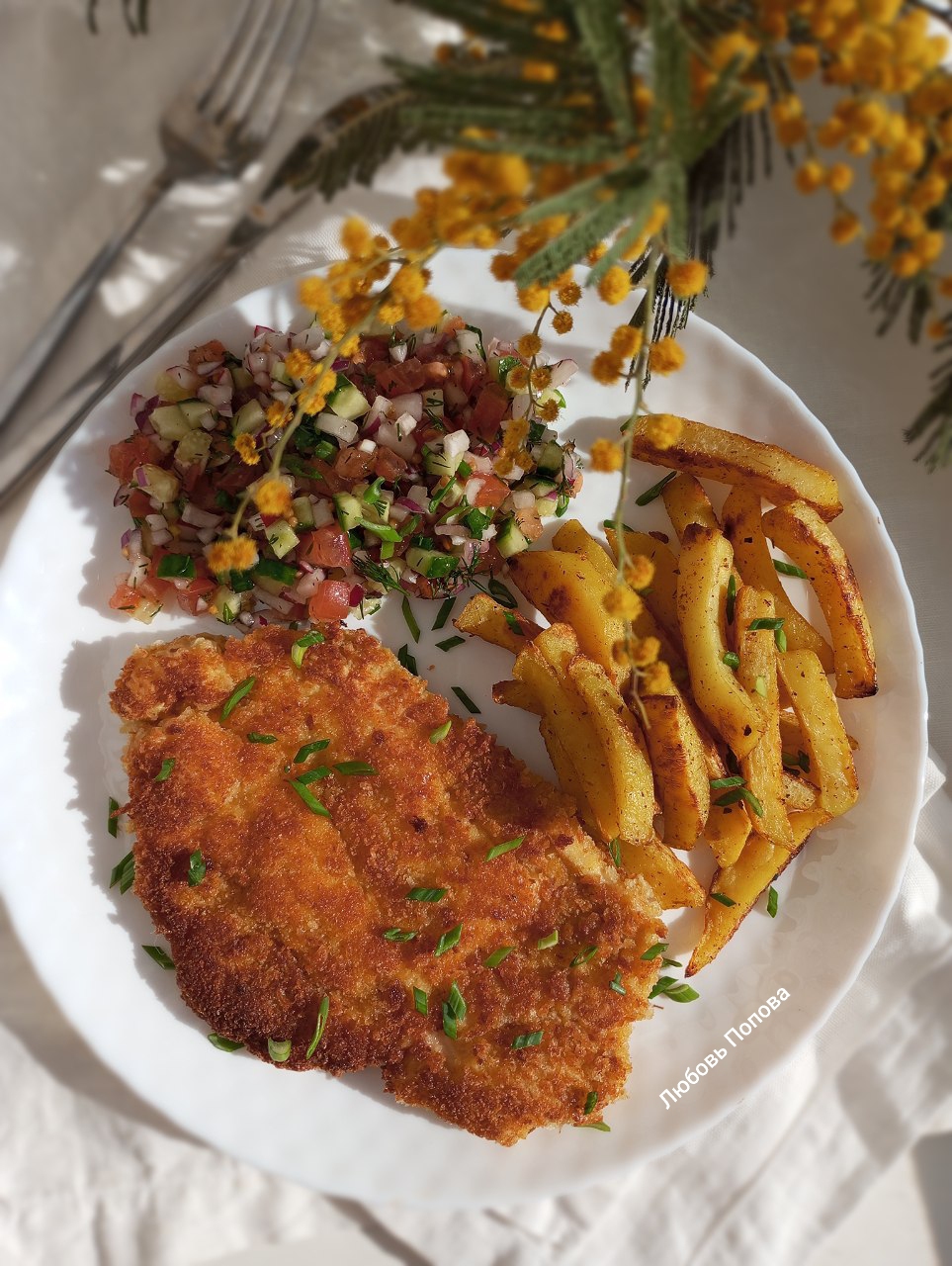 Шницель из курицы