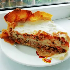 Мясной пирог из лаваша 🥧