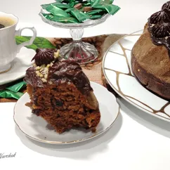 Постный шоколадный пирог